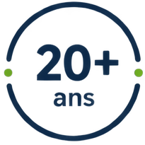 Plus de 20 ans d'expérience