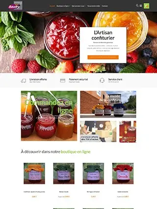 Création site web Domaine de Baudry Puy-de-Dôme